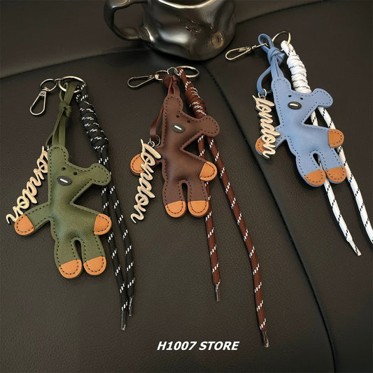 Chaveiro Premium de Couro - Animal Decorativo