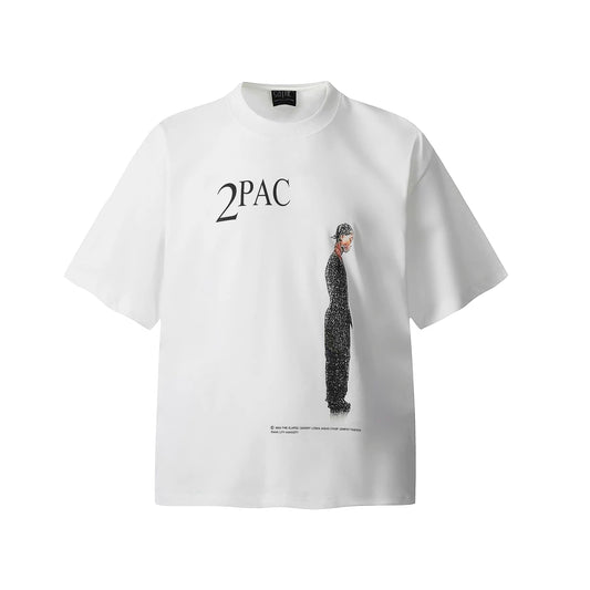 T-Shirt 2PAC x SAINT - Tributo Hip-Hop Lendário